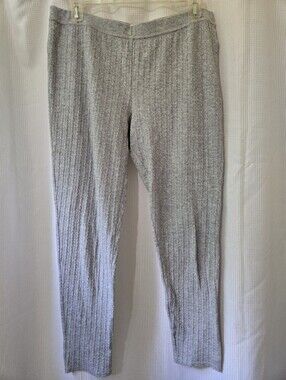 SO Gray Ribbed Knit Waistband Leggings